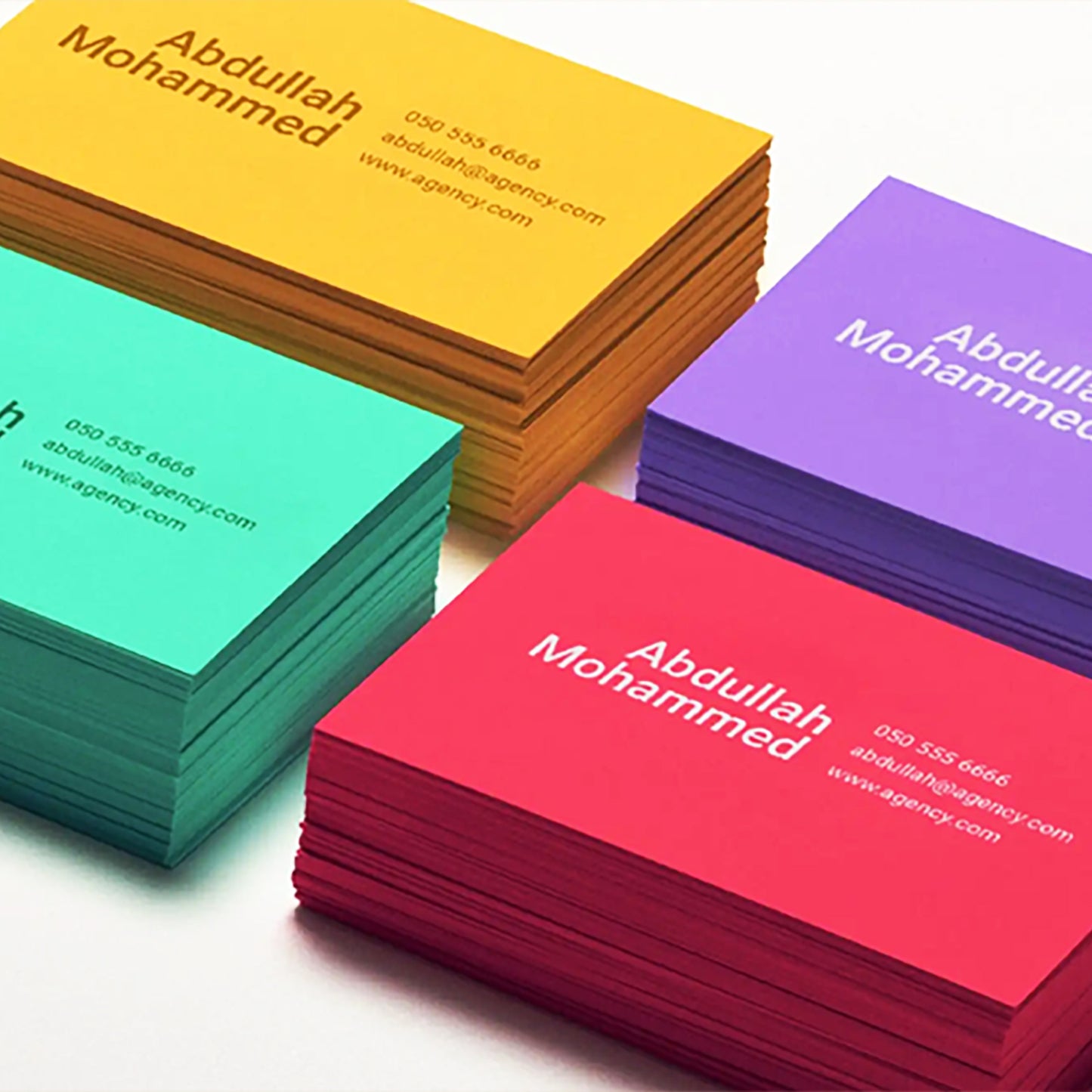 Painted Edges Business Cards