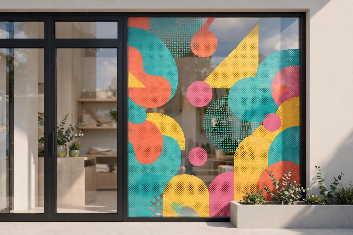 Custom Perforated Window Vinyl