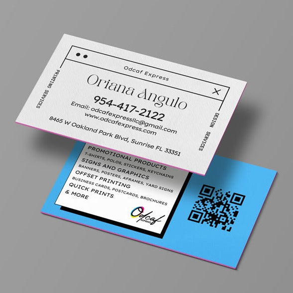 Painted Edges Business Cards