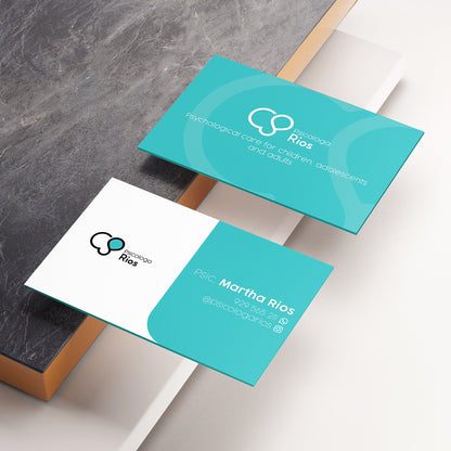 Painted Edges Business Cards