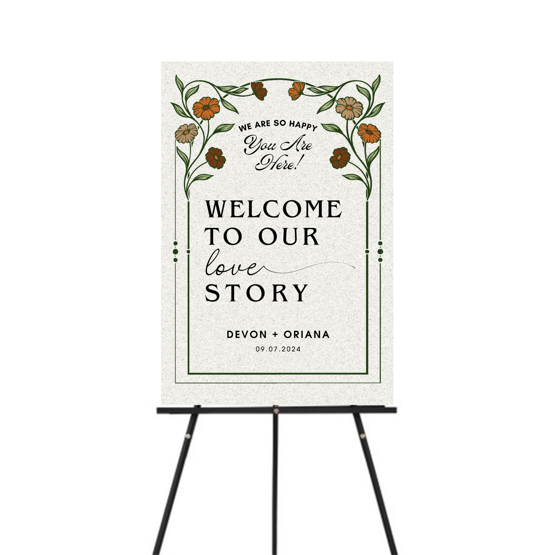 Foam Board Welcome Signs – Odcaf Express